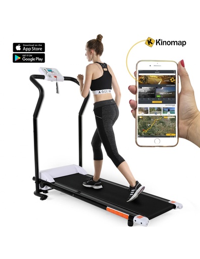 [SY-T2714] NOVONOVA. TAPIS DE COURSE. SY-T2714. JUSQU'À 10KM/H. 750 W. AFFICHAGE AVEC BLUETOOTH. APPLICATION KINOMAP INCLUSE.