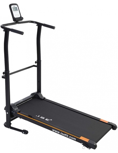 [SY-M15] ISE MINI TAPIS DE COURSE PLIABLE MANUEL, TAPIS ROULANT MÉCANIQUE SILENCIEUX AVEC ÉCRAN LED 100KG MAX / SY-M15